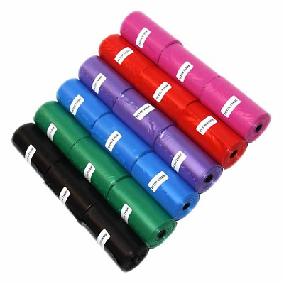DOG PET WASTE POOP BAGS UNSCENTED REFILL ROLLS Pick Up Your Color amp; Quantity $199.99