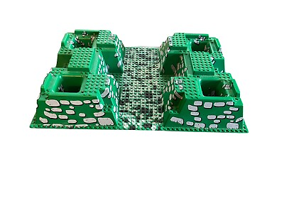 #ad #ad Lego Green 32x48x6 4 Baseplate Raised Corner Pits Rock Path Pattern 30271px2 $51.00