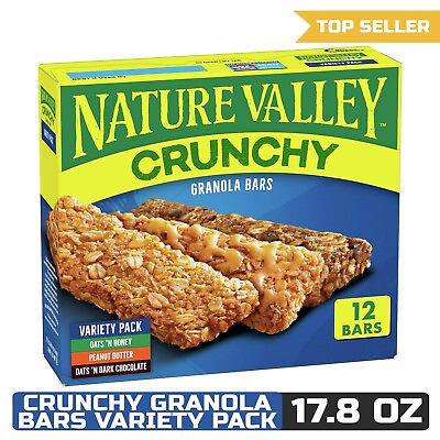 #ad Nature Valley Crunchy Granola Bars Variety Pack 1.49 oz 6 ct 12 bars $6.20