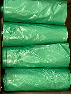 #ad Green Compostable Biodegradable Bags 33x39 Green Qty. 100 Box L3339 85GN $17.99