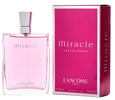 Miracle Perfume by Lancome 3.4 oz L#x27;eau de Parfum Spray for Women NEW amp; SEALED $34.99