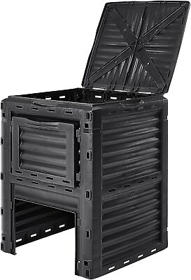 #ad #ad US Rapid Composting 80 Gallon Large Compost Bin with Top Lid and Bottom Door $45.99