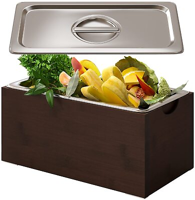 #ad Compost Bin Kitchen 1.6 Gal Kitchen Compost Bin Countertop Rust Proof Stainles $28.85