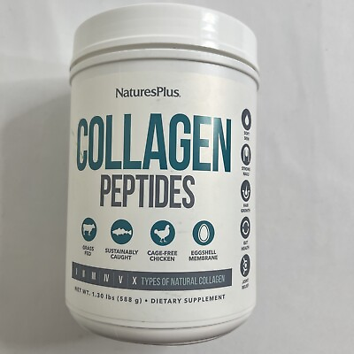 #ad Nature#x27;s Plus Collagen Peptides Powder 1.30 lbs 588 g NaturesPlus Types I II V $39.99