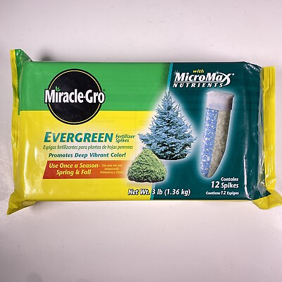 #ad #ad Miracle Gro Evergreen Fertilizer Spikes 12 Spikes W Micromax Nutrients 12 6 12 $15.99