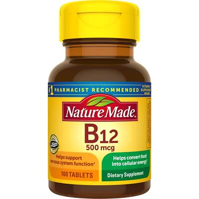 Nature Made Vitamin B 12 500 mcg 100 Tabs $11.52