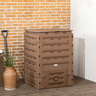 120 Gallon Compost Bin Large Composter with 80 Vents $94.99