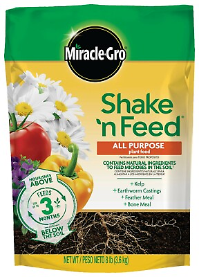 #ad Miracle Gro Shake #x27;N Feed All Purpose Plant Food 8 lbs. $23.99
