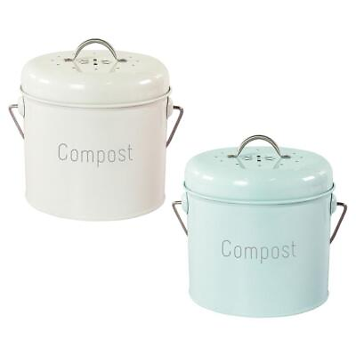 #ad 3L Garden Compost Bin Compost Bucket Compost Candy Bin with Carrying Handle $35.97
