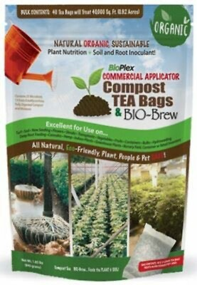 BioPlex Commercial Applicator Compost Tea Bags amp; Bio Brew. 1 Pouch = 20 tea bags $48.80