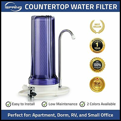 iSpring CKC1C Countertop Water Filter System Housing with Carbon Block Filter $19.94