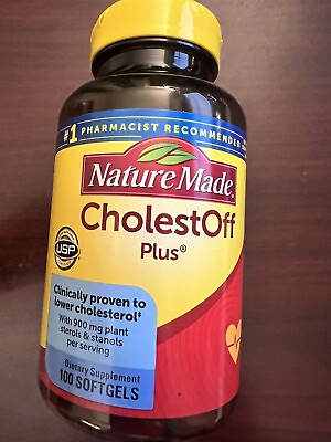#ad Nature Made Cholestoff Plus Dietary Supplement 100 Softgels Expires 10 2025 $17.95