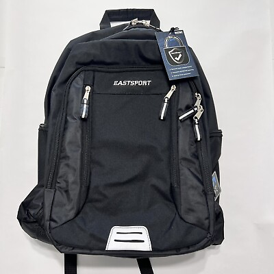 New Eastsport XL Expansion Backpack Laptop Sleeve Black SureSnap $25.20