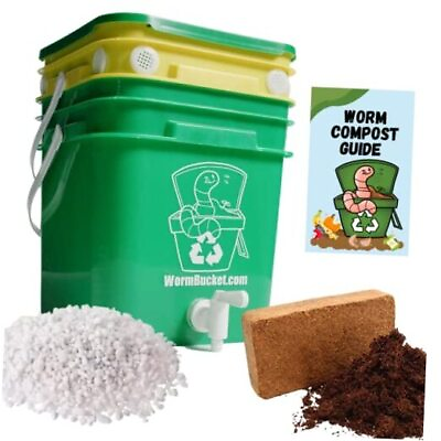 #ad #ad Worm Bucket Indoor Composting Kit for Making Worm Castings and Worm Tea $125.85