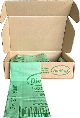 #ad Biobag USA the Original Compostable Bag 2.6 Gal Compost Food Waste Eco Friendly $22.99
