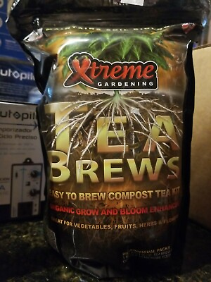 #ad Xtreme Gardening Tea Brews Easy To Brew 2 Lb Compost Tea Kit 10 Individual Packs $49.95