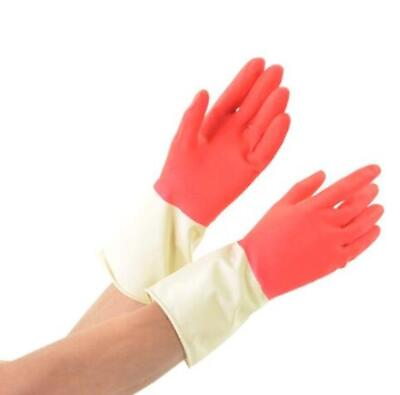 Dishwashing Gloves Reusable Latex Cleaning Gloves for Housework Kitchen Red $5.39