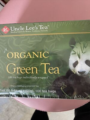 Uncle Lee’s Organic Green Tea 100% Natural Premium Green 100 Tea Bags $10.00