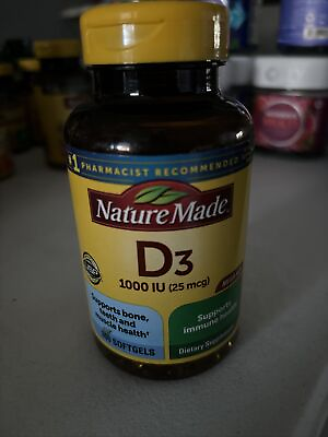 #ad #ad Nature Made Vitamin D3 1000 IU 25mcg Liquid Softgels 300 Count $14.59