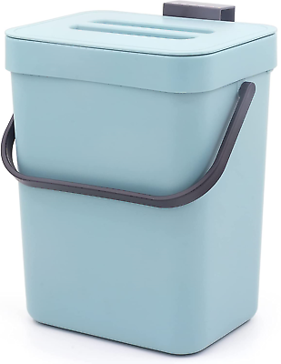 Compost Bin Indoor Kitchen Sealed Mountable Compost Bucket 1.3 Gallon 5L $29.15