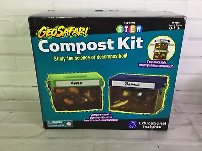 GeoSafari Compost Kit For Kids Science Educational Insights NEW $14.99