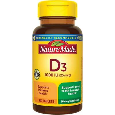 #ad #ad Nature Made Vitamin D3 1000 Iu 25 mcg 100 Tabs $9.29