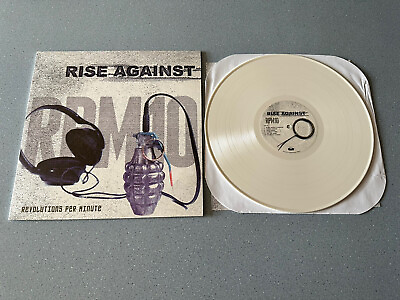 #ad RISE AGAINST Revolutions Per Minute White vinyl Record Rpm10 500 Made NOFX $30.00