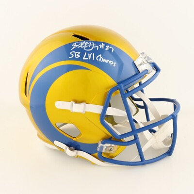#ad Darrell Henderson Jr. Signed St. Louis Rams Flash Speed NFL Replica Helmet w COA $197.40