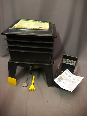 #ad Worm Factory 360 Upward Migration 5 Stacking Tray Composting Bin Kit Made In USA $124.99