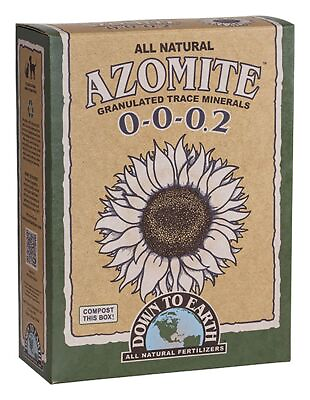 Down To Earth Azomite Granulated 5LBS $8.00