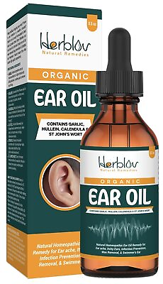 #ad Organic Ear Oil for Ear Infections Natural Eardrops for Infection Prevention $11.67