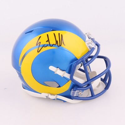 #ad Eric Weddle Signed LA St. Louis Rams Speed Mini Helmet w COA $65.40