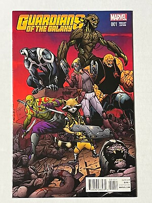 #ad #ad Guardians of the Galaxy #1 Marvel Comics 2015 NM Valerio Schitti Variant Cover $4.00