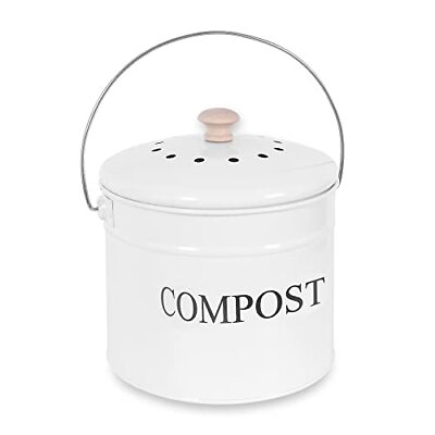 #ad Compost Bin for Kitchen Counter 1 Gallon Compost Bucket for Kitchen Compost C... $37.85