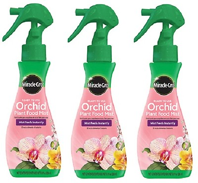 #ad 3 Miracle Gro 100195 8 oz Ready To Use Orchid Plant Food Fertilizer Mist Spray $33.89
