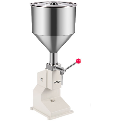 5 50 ML Adjustable Manual Liquid Filling Machine 10L Commercial Liquid Dispenser $325.81