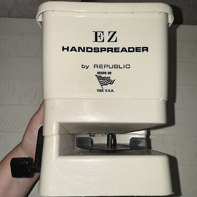 #ad EZ Hand Spreader By Republic Seed Fertilizer Spreader Hand Crank 1 2 Gal. USA $49.99