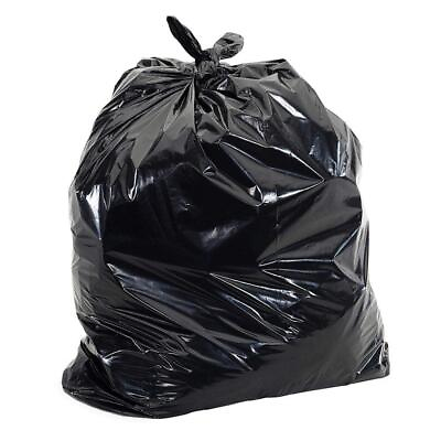 Trash Bags 30 Gal. Black Plastic Strong Tall Heavy Duty Garbage Kitchen 100 Pack $23.99