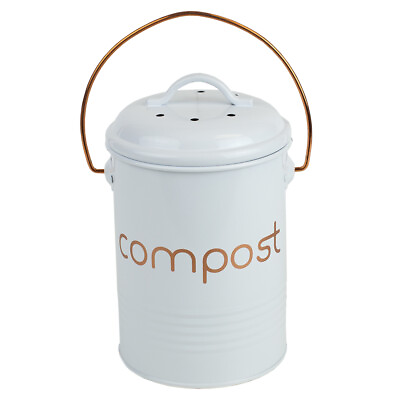 Grove Compact Countertop Compost Bin White EBY56017 $22.99
