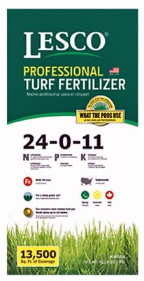 #ad Lesco 080258 50 LB 24 0 1 Professional Turf Fertilizer Quantity 1 $86.99