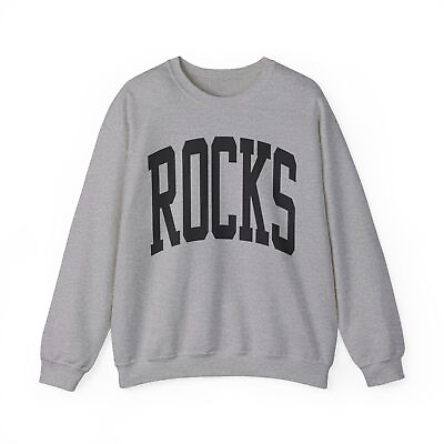 #ad Rock Collector Geology Geologist Sweatshirt Gifts Crew Neck Shirt Long Crewneck $38.89