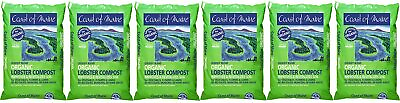 Coast of Maine Q1 Quoddy Blend Lobster Compost Soil Conditioner 1 CF 6 Pack $117.59
