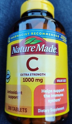 #ad Nature Made C 1000mg Immune System Antioxidant Support 300ct EXP 10 2026^ NEW $19.99