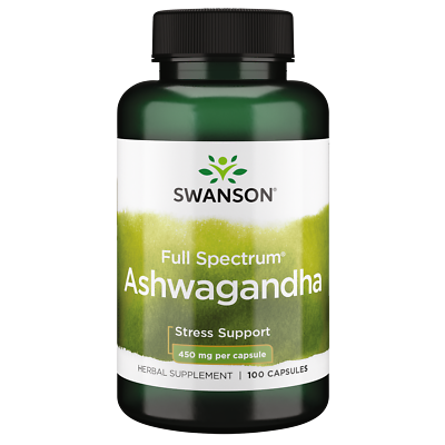 Swanson Ashwagandha Powder Supplement Ashwagandha Root amp; Aerial Parts Suppl... $8.58