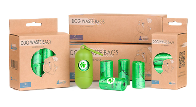 Animal Buddy Dog Poop Bags Disposable Biodegradable Bags 9x13 FAST FREE SHIPPING $11.99