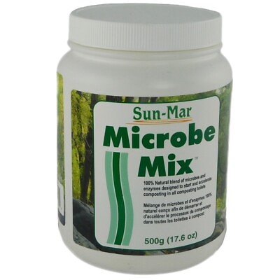 Sun Mar Microbe Mix for Composting Waterless Toilet Compact Size Portable Toilet $29.35