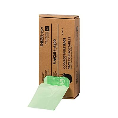 #ad Ecosafe 16X17 Inch Compostable Bags 2.5 Gallon Bin 90 Pack $19.51