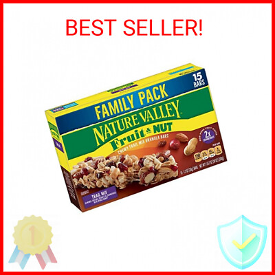 #ad #ad Nature Valley Chewy Fruit and Nut Granola Bars Trail Mix 1.2 oz 15 ct $10.89