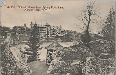 Postcard Mohonk House from Spring Rock Path Mohonk Lake NY 1908 $20.06