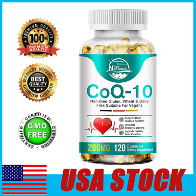 #ad #ad Nature#x27;s Live COQ 10 200mg AntioxidantHeart HealthIncrease Energy amp; Stamina $13.29